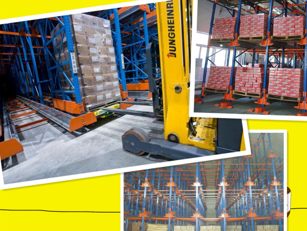 Vertical Radio Shuttle  Heavy Duty Pallet Racking System  Industrial  CE  SGS TUV