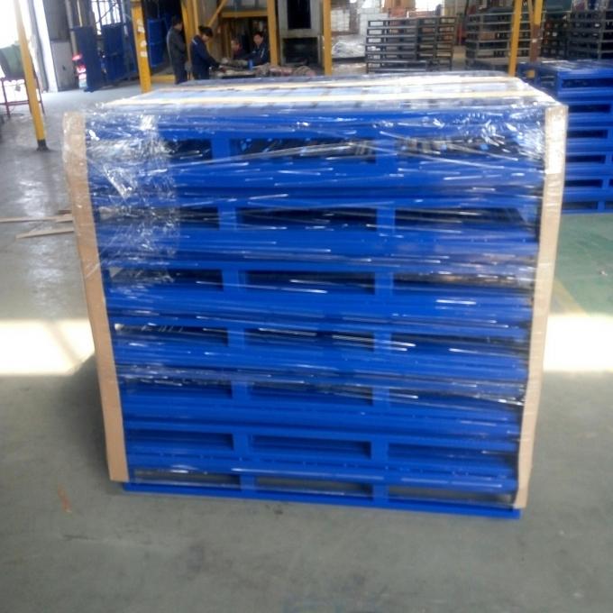 Heavy duty Galvanized Stackable Steel Pallets 2 - Way / 4 - Way   Standard 1200 x 1000