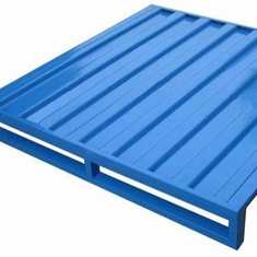 China Transportation Stackable Steel Pallets ,   Blue Rustic Metal Stacking Pallets supplier