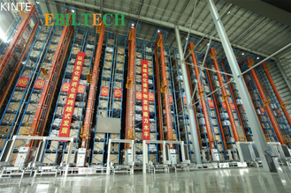 China Palletized Automated Storage And Retrieval System Custom Size Double Upright Structure supplier