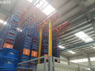 China Intelligent Automatic Storage ASRS Systems Custom Size Powder Coated Finish supplier
