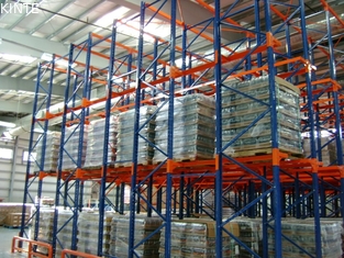China Corrosion Protection Drive In Pallet Racking Powder Coated Finishing 2 - 7 Levels supplier