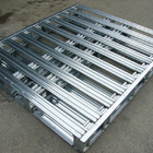 2 - Way / 4 - Way Stackable Pallet Racks  , Foldable Stacking Storage Shelves  Galvanized Steel