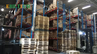 Metal Teardrop  VNA Racking System ,  Yellow  Warehouse Rack Numbering System