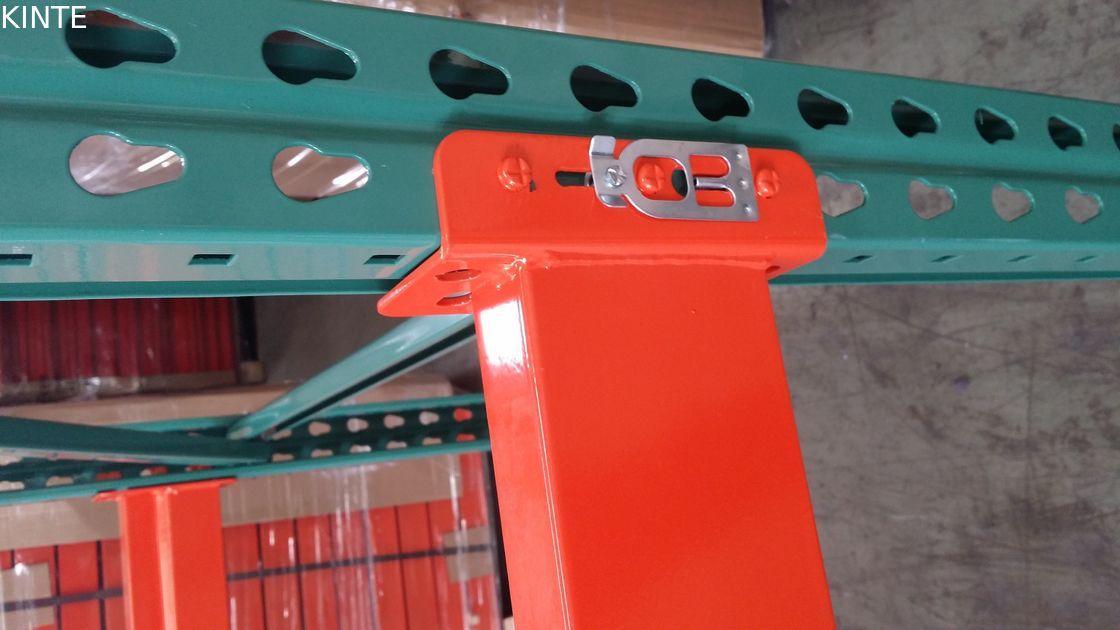 Commercial Storage Automatic safety locks Warehouse Shelving System Red