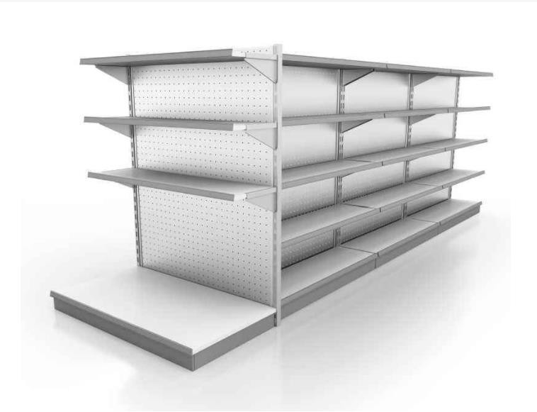 Coating Gondola Shelving Heavy Duty Steel Shelving Racking Systems