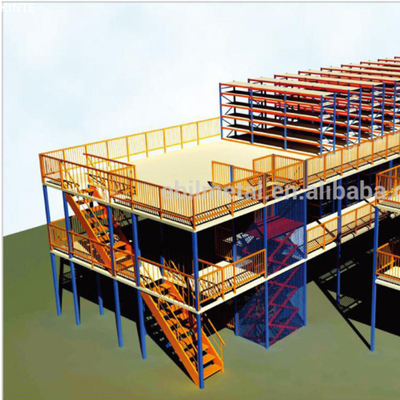 China Hot Steel Warehouse Storage used industrial steel platforms mezzanines factory