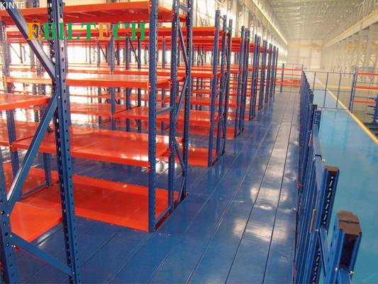 China Warehouse Heavy Duty Metal Stairs And Platforms With Super Raised Storage Area factory