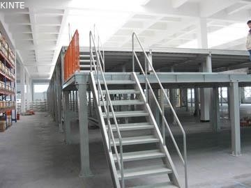 China Heavy Duty Pallet Rack Structure Steel Platform With Composite Racking Structure factory