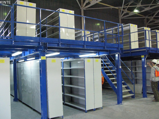 China Stable Steel Structure Mezzanine Platform System Manual Storage Large Load Capacity factory