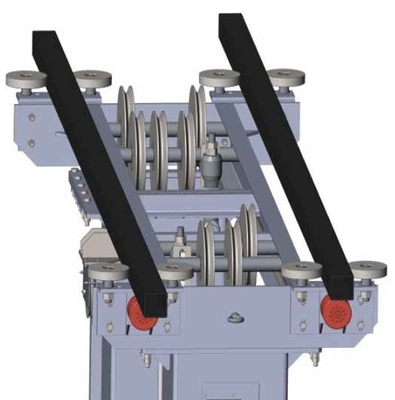 Wire Rope Drive 17m Pallet Stacker Crane System Super Wide SRM