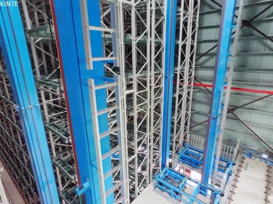 24m 5304 Slots Automated Storage Retrieval System Chemical Fiber Industry