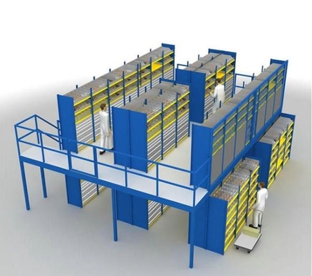 Manual Picking Mezzanine ASRS Racking System MHS Two Or Three Layers