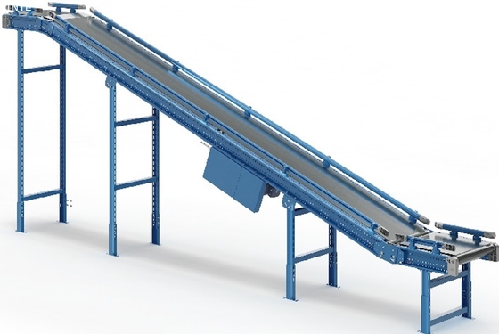 Heavy Duty belt driven roller conveyor Intermediate Incline Decline